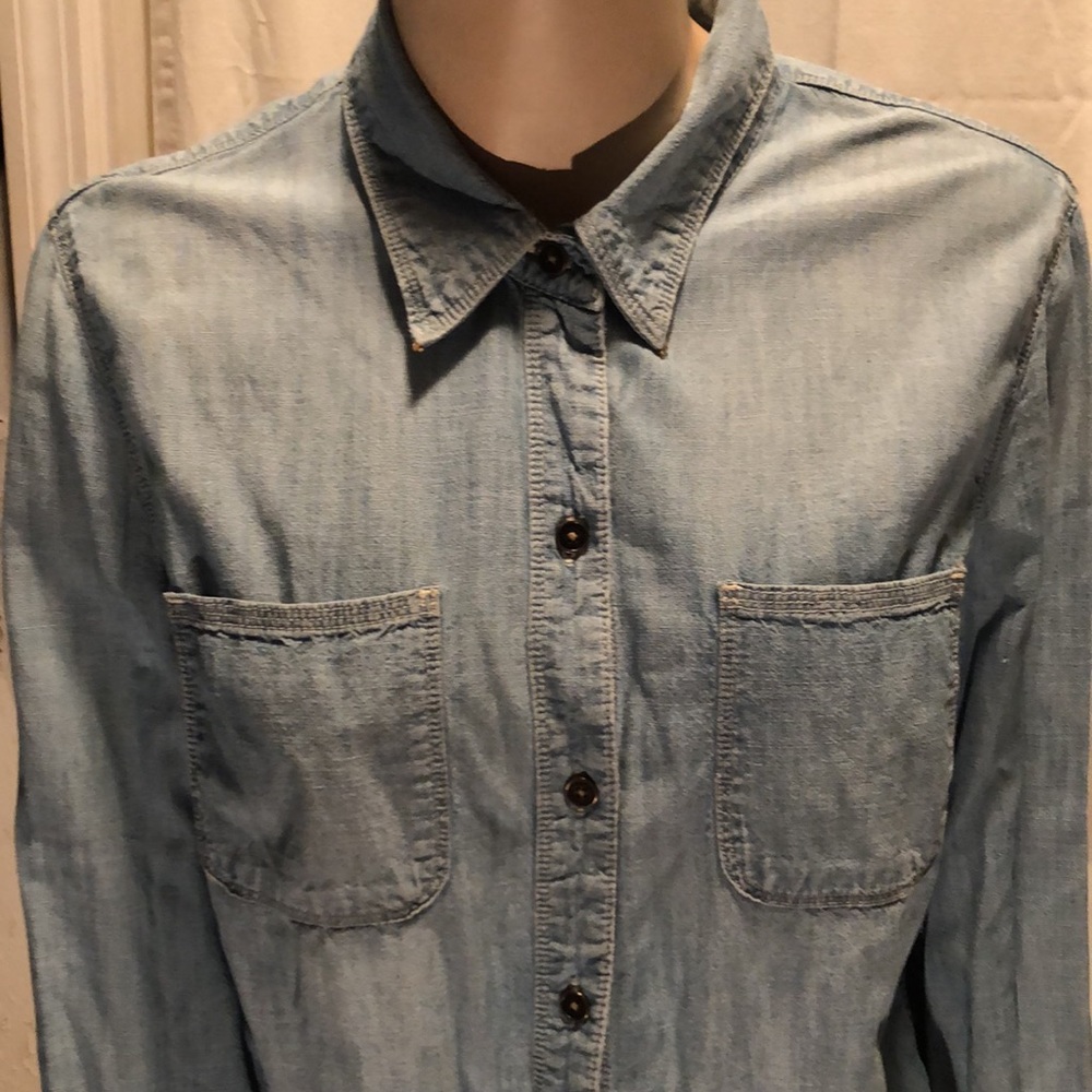 Lucky Brand Chambray Button Down - Picture 9 of 11